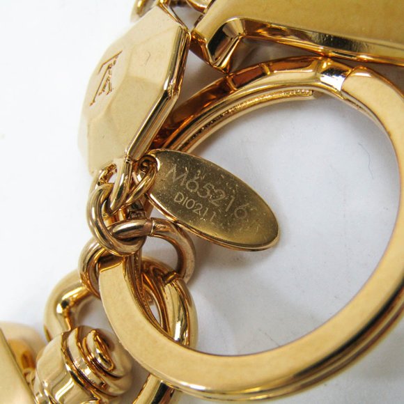 LOUIS VUITTON Facet Key Holder M65216 Keyring [Gold] - Picture 8 of 8